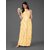 SVB Sarees Womens Yellow Colour Cotton Embroidried Work Saree With Blouse Piece