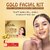 Globus Gold Facial Kit For Illuminating Skin 5 Step Bridal Radiance Kit Paraben Free  Salon Grade.