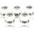 Globus Skin Lightening Whitening Diamond Facial Kit For Skin Tightening and Ultra Glow |5 Step Radiant Glow Kit |Paraben Free | Salon Grade| For All Skin Types,