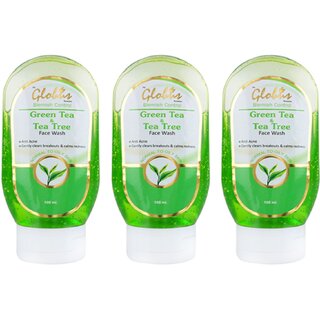                       GLOBUS NATURALS Green Tea & Tea Tree Face Wash 300ml                                              