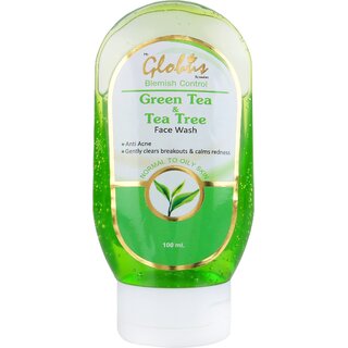                       GLOBUS NATURALS Green Tea & Tea Tree Face Wash 100ml                                              