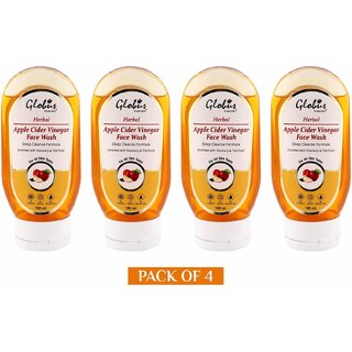                       Globus Remedies Apple Cider Face wash, 100 ml, Set of 4                                              