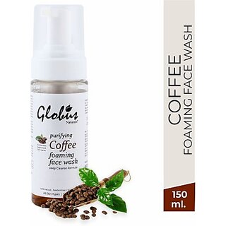                       GLOBUS NATURALS Purifying Coffee  Enriched with Sugarcane  Foaming 150ml                                              