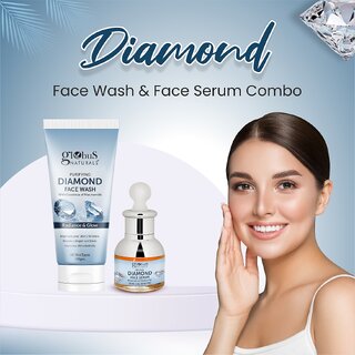 Globus Naturals Shine Boosting Diamond Face Care Combo - Face Wash & Face Serum Globus Naturals Shine Boosting Diamond Face Care Combo - Face Wash & Face Serum