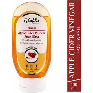                       Globus Remedies Apple Cider Face wash, 100 ml                                              