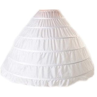 Crinoline Underskirt Petticoat (can can) for Lehenga Sarees Gowns Wedding Dress Skirts etc.(Free Size)