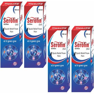                       Globus Remedies Serofin Joint Pain Oil for Muscles  Joint Pain 400ml                                              