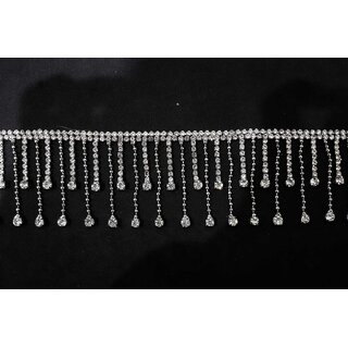 Buy Silver Color Designer Rhinestone Chain/Belt for Dresses - 1 meter  Online @ ₹1375 from ShopClues