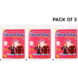                       Sweat Clear Underarm Sweat Pads pack of 3                                              