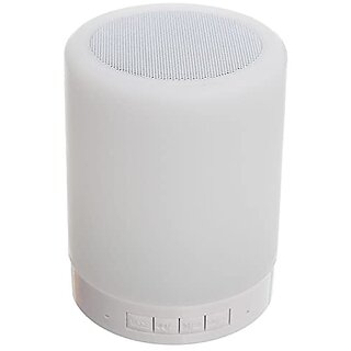                       Wireless Night Light LED Touch Lamp Speaker with Portable Bluetooth  HiFi Speaker with Smart Colour                                              