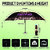 Fashionable Solid Color Umbrella For Rain  Sun  Portable Umbrella For Summer Holidays  Pack Of 2 (Purple, Sky-Blue)