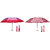 Waterproof and UV Coated Umbrella for Men, Women and Family  Unisex Heat Protection Chata  Pack Of 2 ( Purple, Pink )