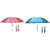 Windproof Travel 3 Folding Combo Classic Umbrella  For Man, Women, Kids, Girls, Boys  Pack Of 2 (Pink, Sky-Blue)