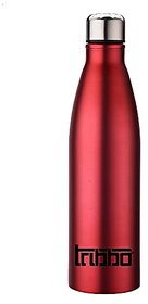 TRIBBO Stainless Steel Water Bottle 1200 ML Water Bottles For Fridge School,Gym,Home,office,Boys   Girls Kids Leak Proof(REDSTEEL CAP SET OF 1 1200 ML Model-Cola)