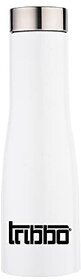 TRIBBO Stainless Steel Water Bottle 750 ML Water Bottles For Fridge School,Gym,Home,office,Boys   Girls Kids Leak Proof(WHITESTEEL CAP SET OF 1 750 ML Model-Flora)
