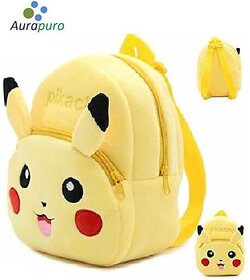 Aurapuro Pikachu School Bag (Yellow, 11 L)