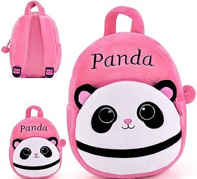 Ajss Collection Branded Bag Kids School Bag For Boys And Girl Panda Pink Bag Tuition Bag. Waterproof School Bag (Pink, 11 L)