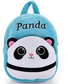 Aurapuro Kids School Bag Panda Soft Plush Backpacks Cartoon Baby Boys/Girls Plush Bag School Bag (Blue, 10 L) School Bag (Blue, 10 L)