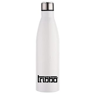 TRIBBO Stainless Steel Water Bottle 1 litre Water Bottles For Fridge School,Gym,Home,office,Boys Girls Kids Leak Proof(WhiteSTEEL CAP SET OF 1 1000 ML Model-Cola) TRIBBO Stainless Steel Water Bottle 1 litre Water Bottles For Fridge School,Gym,Home,office,Boys Girls Kids Leak Proof(WhiteSTEEL CAP SET OF 1 1000 ML Model-Cola)