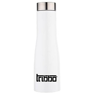 TRIBBO Stainless Steel Water Bottle 1 litre Water Bottles For Fridge School,Gym,Home,office,Boys Girls Kids Leak Proof(WHITESTEEL CAP SET OF 1 1000 ML Model-Flora) TRIBBO Stainless Steel Water Bottle 1 litre Water Bottles For Fridge School,Gym,Home,office,Boys Girls Kids Leak Proof(WHITESTEEL CAP SET OF 1 1000 ML Model-Flora)