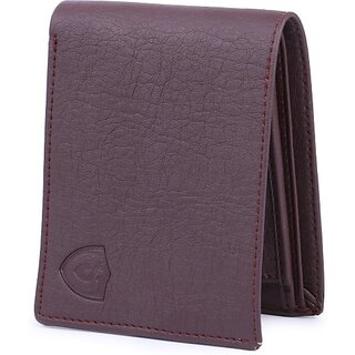                       VSR Men Casual Brown Artificial Leather Wallet - Mini (5 Card Slots)                                              