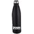 TRIBBO Stainless Steel Water Bottle 1200 ML Water Bottles For Fridge School,Gym,Home,office,Boys   Girls Kids Leak Proof(BLACKSTEEL CAP SET OF 1 1200 ML Model-Cola)