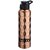 TRIBBO Stainless Steel Water Bottle 1 litre Water Bottles For Fridge School,Gym,Home,office,Boys   Girls Kids Leak Proof(GOLDSIPPER CAP SET OF 1 1000 ML Model-diamond)