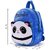Hrrh Kids School Bag Panda Soft Plush Backpacks Cartoon Baby Boys/Girls Plush Bag (Red, 11 L) Waterproof Plush Bag (Blue, 11)