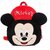 Aurapuro Mickey Mouse School Bag For Kids S0Ft Plush Backpack For Small Kids Nursery Bag (Age 2 To 6 Years) School Bag School Bag (Red, 10 L)