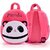 Aurapuro Pink Panda Kids School Bag Combo Of 2 School Bag (Pink, 10 L)