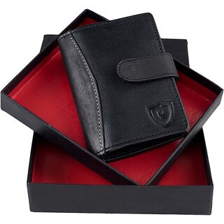 Keviv Men Casual, Formal Black Genuine Leather RFID Card Holder - Mini (18 Card Slots) Keviv Men Casual, Formal Black Genuine Leather RFID Card Holder - Mini (18 Card Slots)