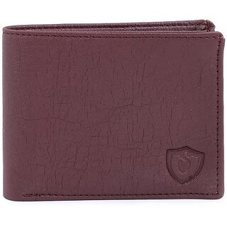                       Keviv Men Brown Artificial Leather Wallet - Mini (10 Card Slots)                                              