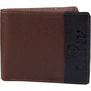                       Keviv Men Tan Genuine Leather Wallet (5 Card Slots)                                              