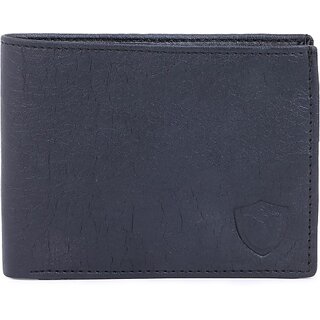 Keviv Men Black Artificial Leather Wallet - Mini (7 Card Slots)