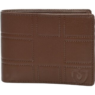                       Keviv Men Casual, Formal, Evening/Party Tan Genuine Leather RFID  Wallet - Mini (5 Card Slots)                                              