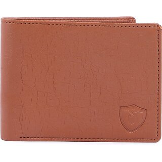                       Keviv Men Casual Brown Artificial Leather Wallet - Mini (8 Card Slots)                                              