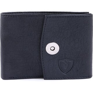                       Keviv Men Black Artificial Leather Wallet - Mini (5 Card Slots)                                              