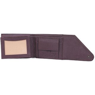                       Keviv Men Casual Brown Artificial Leather Wallet - Mini (2 Card Slots)                                              
