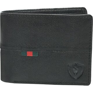                       Keviv Men Casual, Formal, Evening/Party Black Genuine Leather RFID  Wallet - Mini (5 Card Slots)                                              