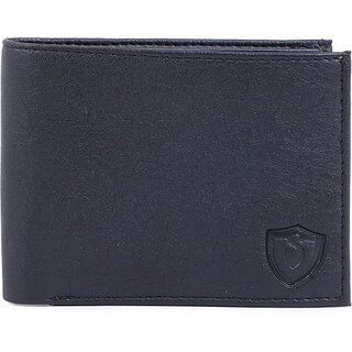                       Keviv Men Black Artificial Leather Wallet - Regular Size (15 Card Slots)                                              