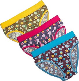 SUPERMOOD Panty For Girls (Multicolor, Pack of 3)