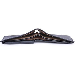                       VSR Men Black Artificial Leather Wallet - Mini (10 Card Slots)                                              
