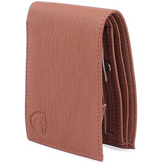                       Keviv Men Casual Pink Artificial Leather Wallet - Mini (10 Card Slots)                                              
