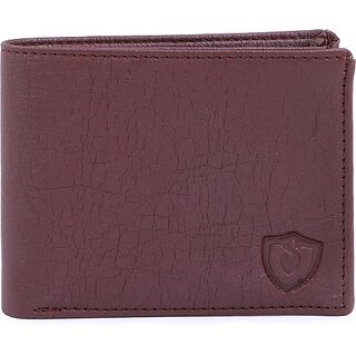                      Keviv Men Brown Artificial Leather Wallet - Mini (8 Card Slots)                                              