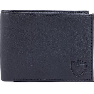                       Keviv Men Black Artificial Leather Wallet - Mini (12 Card Slots)                                              