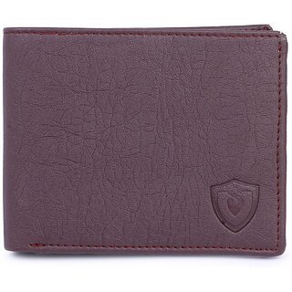                       Keviv Men Brown Artificial Leather Wallet - Mini (10 Card Slots)                                              