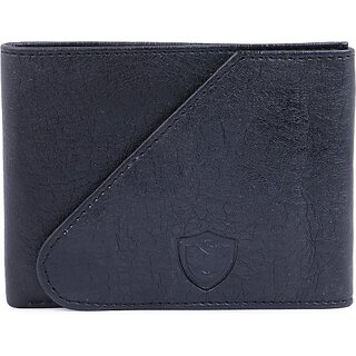                       Keviv Men Casual Black Artificial Leather Wallet - Mini (5 Card Slots)                                              
