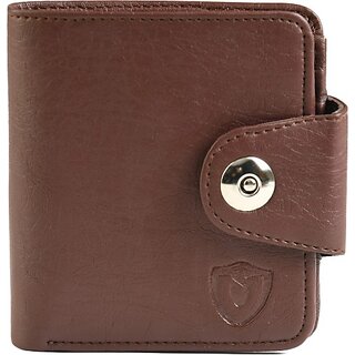                       Keviv Men & Women Casual Brown Artificial Leather Wallet - Mini (12 Card Slots)                                              