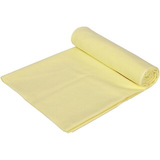                       Keviv Cotton Baby Bed Protecting Mat (Yellow, Extra Large)                                              
