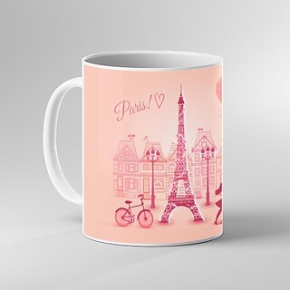                       Keviv Printed Cups, Best Gifts -D180 Ceramic Coffee Mug (325 ml)                                              